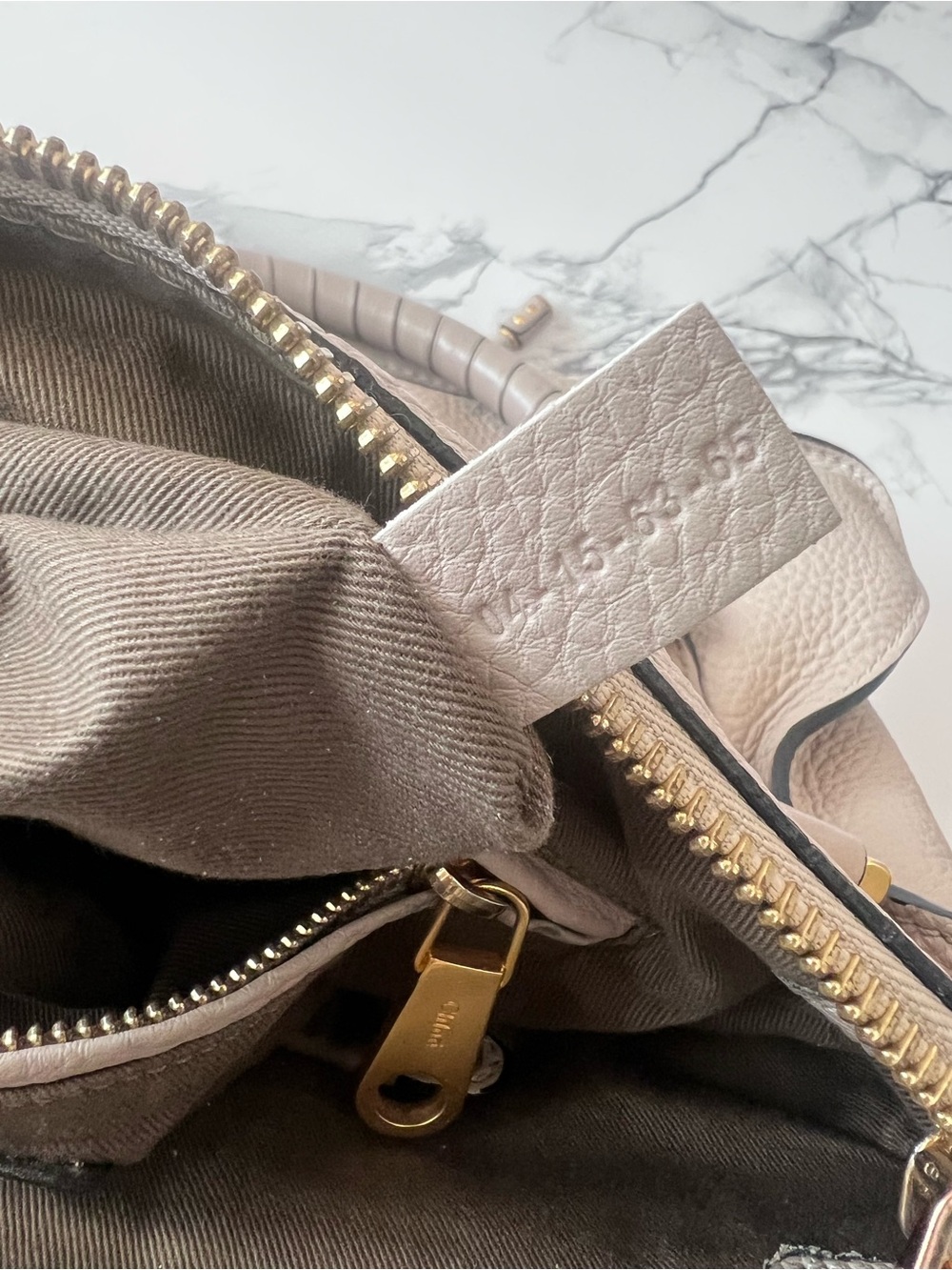 Chloe Marcie Leather Satchel - Picture 11 of 12
